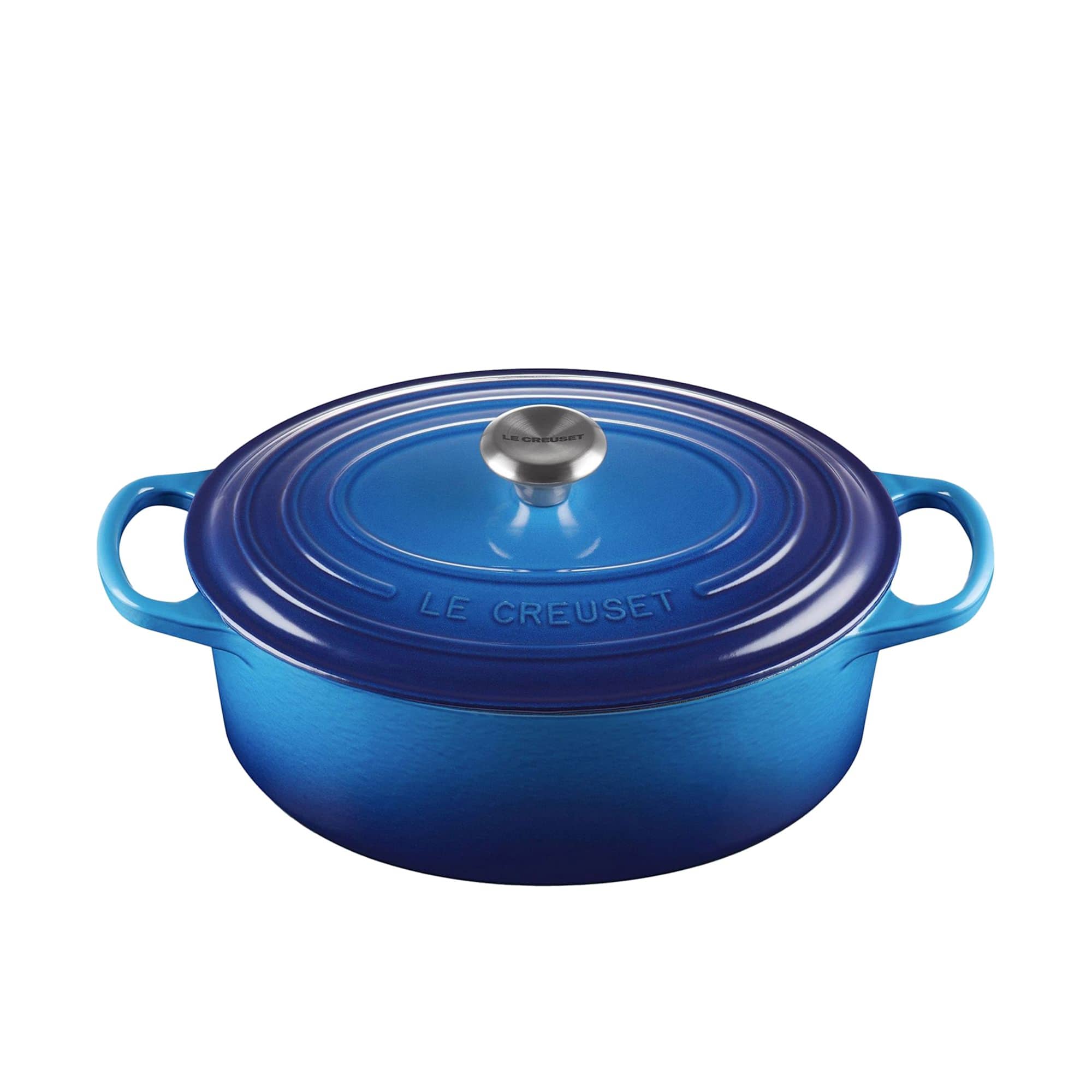 Le Creuset Signature Cast Iron Oval Casserole 27cm - 4.1L Cerise